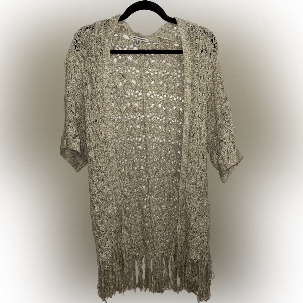 Tan American eagle cardigan